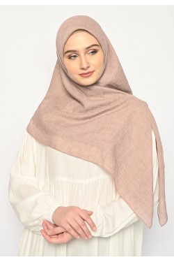 Hijab Segi Empat Voal Irania Rosybrown
